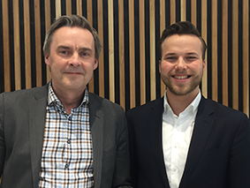 Stig Andersen og Daniel Holth Larsen Foto Line Venn