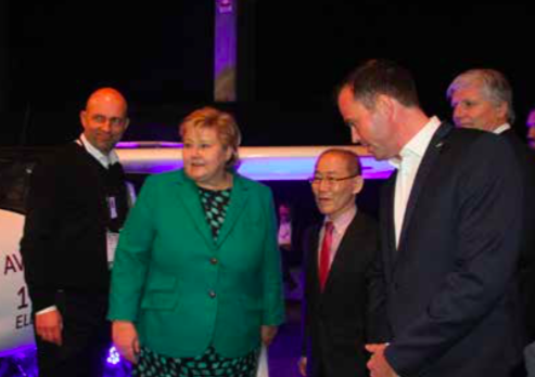 Statsminister Erna Solberg møtte FNs klimapanels leder Huesong Lee på årets Zero-konferanse.