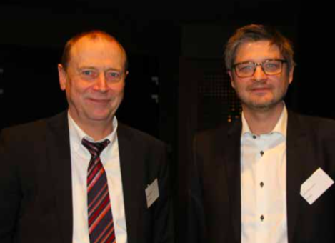 Valmets Peter Bjørklund (t.v.) og Sekabs Jonas Markusson (t.h)
