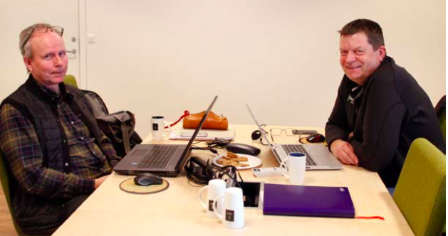 Svein Dypsund (t.v.) og Lars Kristen Haug i Viken
