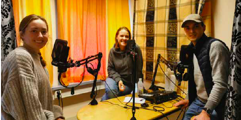 Ungdomsredaksjonen lager podcast