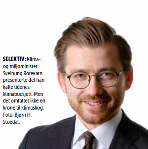Klima- og miljøminister Sveinung Rotevatn